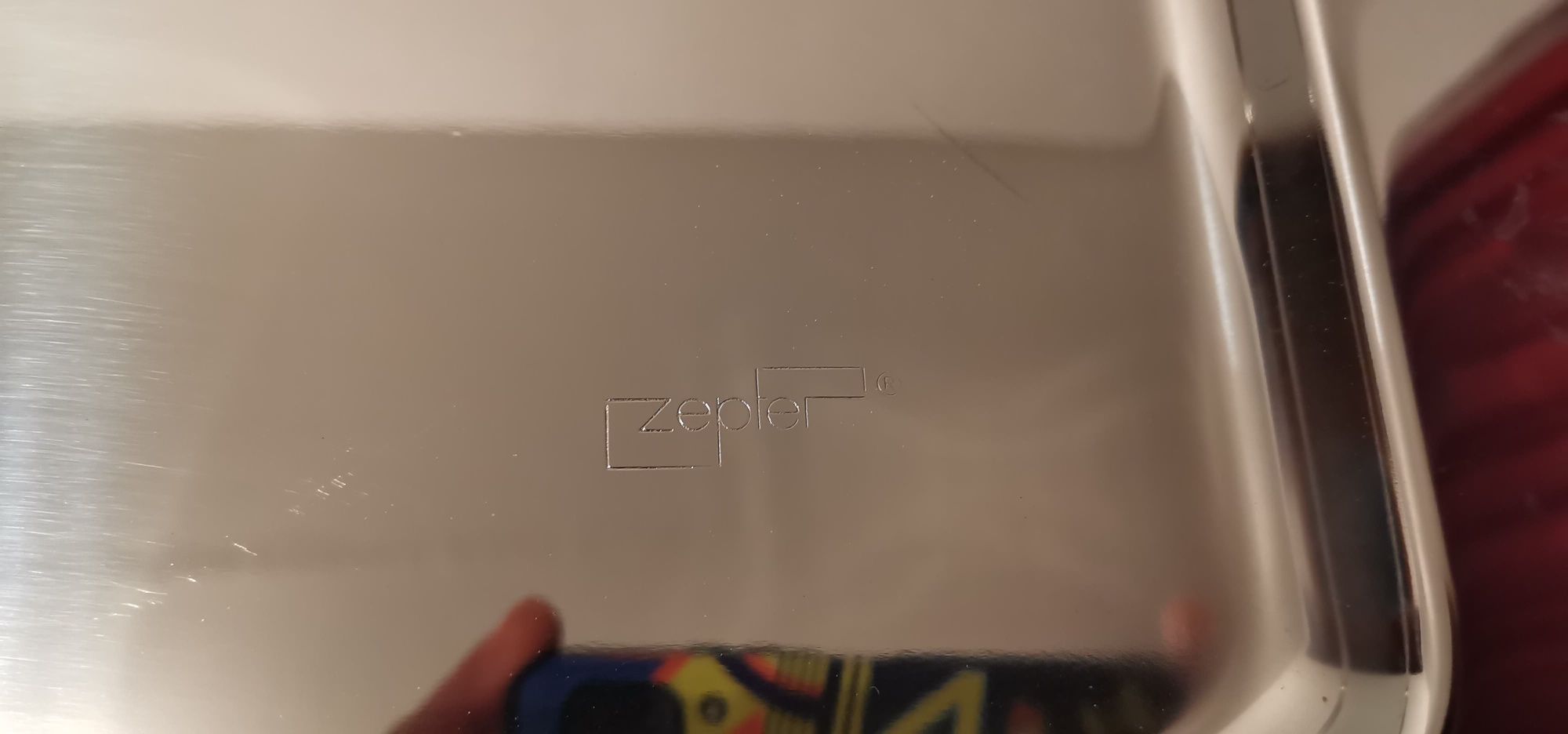 Zepter tavă servit aur inox