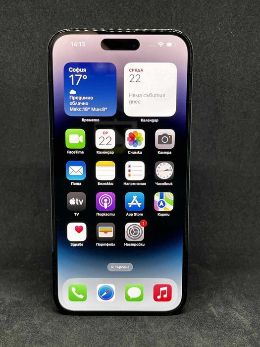 iPhone 14 Pro Max Black 256GB / Перфектен