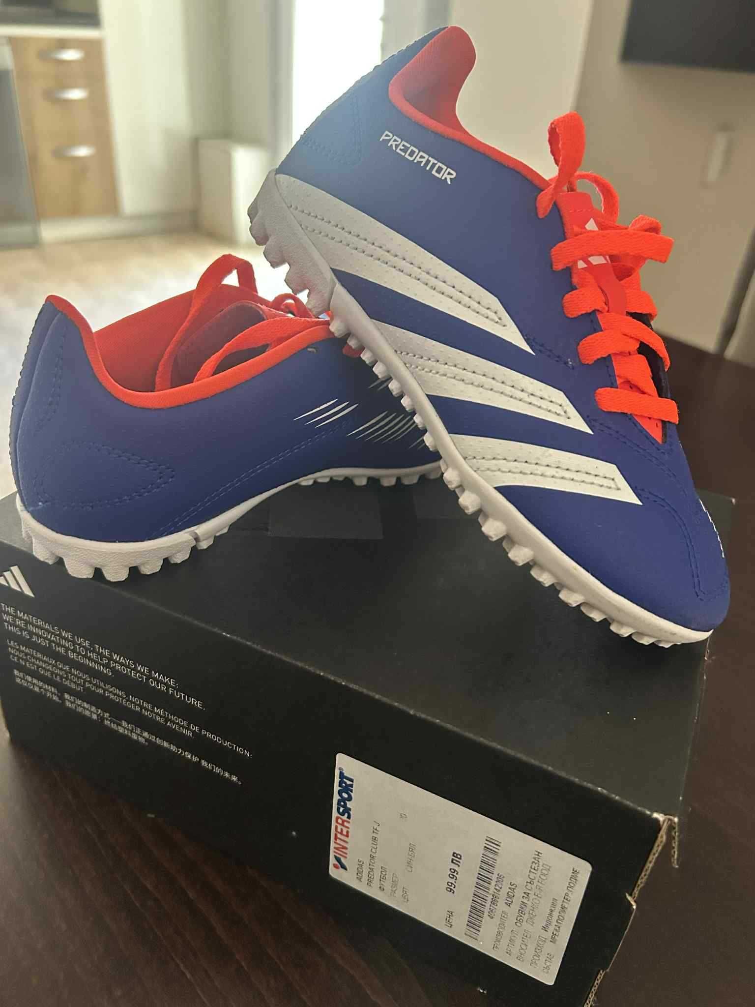 Детски стоножки adidas predator club tf j 30