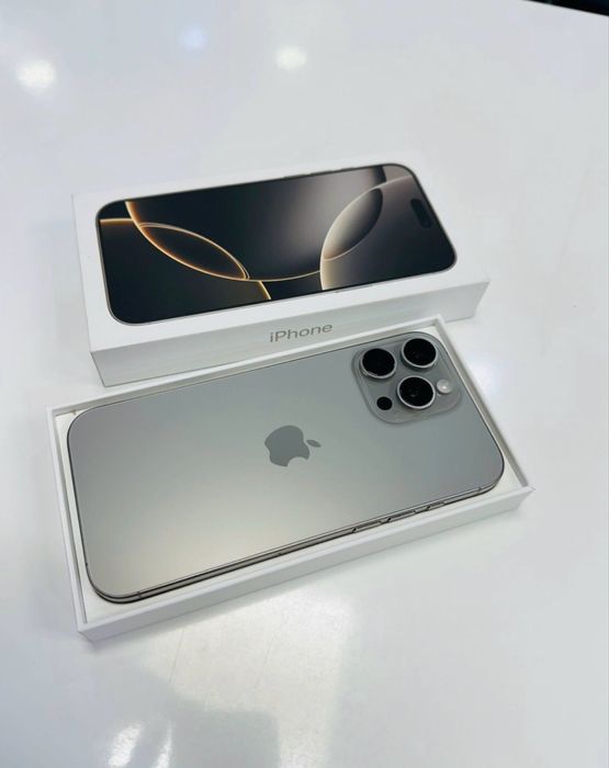 iPhone 16 Pro Max, Natural Titanium, 256GB, 100%