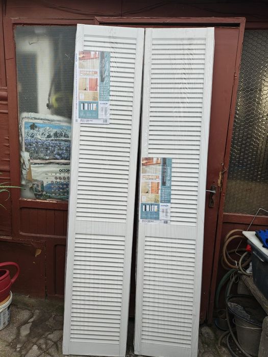 Set 2 uși lamelare Classen pin alb 2013 MM x 394 mm