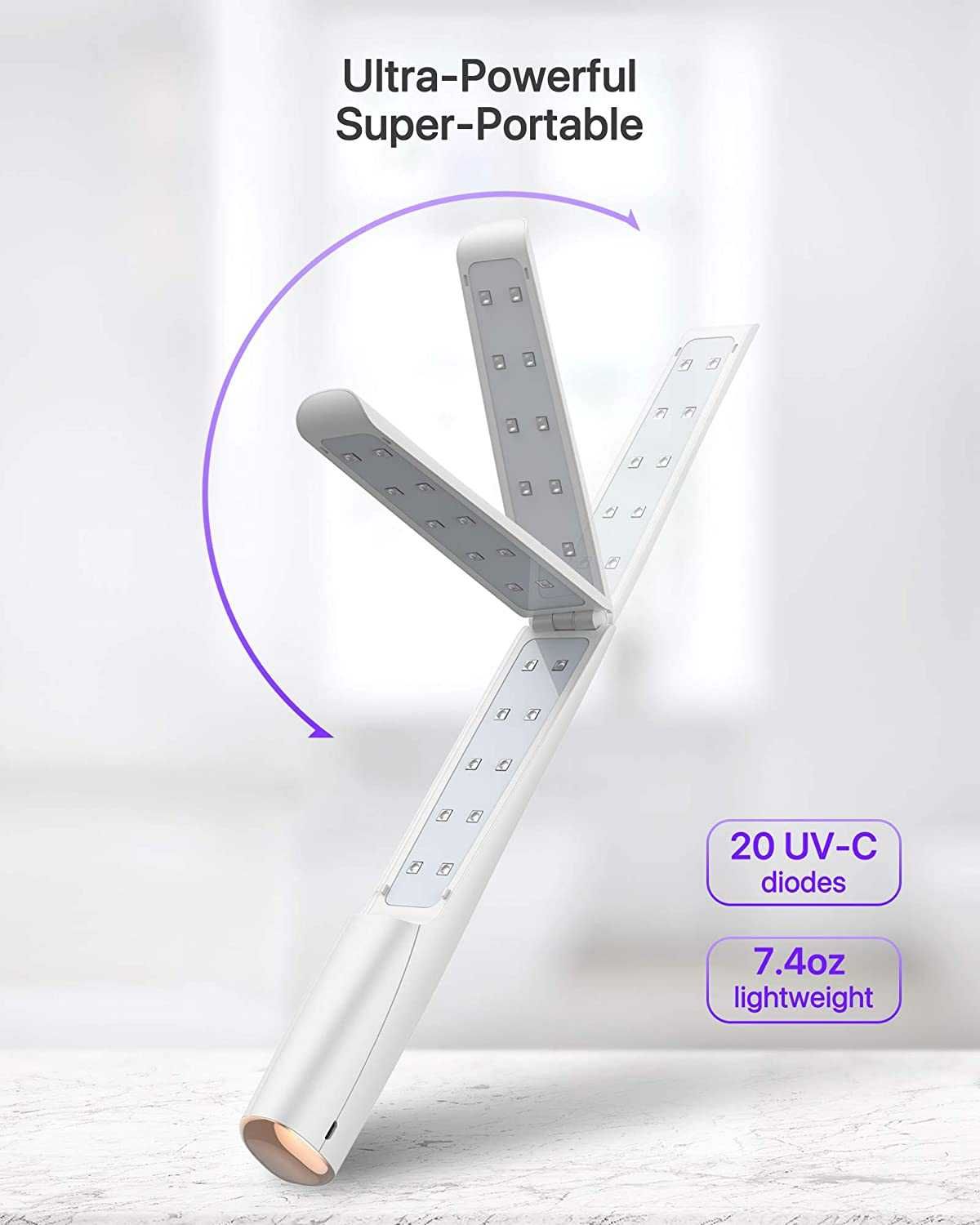 Baghetă Bagheta 59S UV-C LED X5 dezinfectantă cu lumină UV
