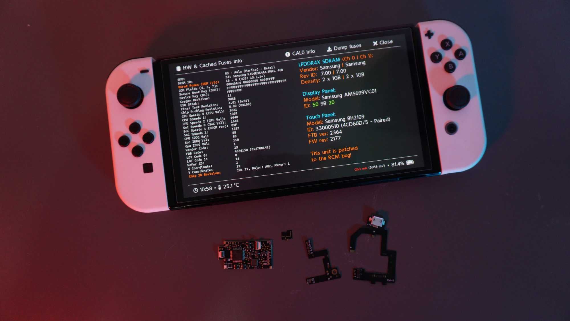 HWFLY / PicoFly чип/мод за Nintendo Switch V2/Lite OLED - с инсталация