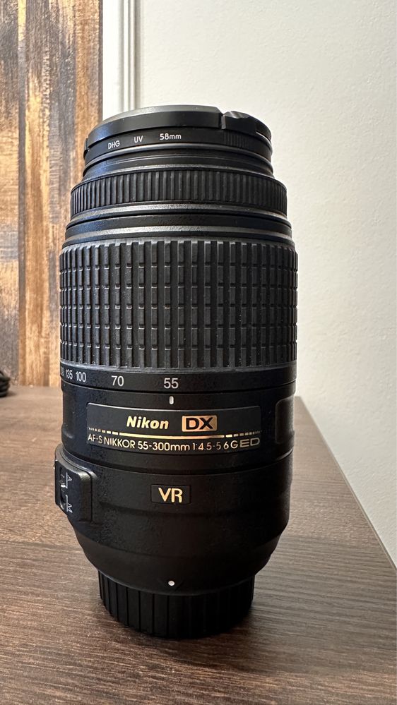 Obiective Nikon 50 mm f 1.4 / 55-300 mm
