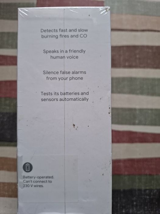 Detector inteligent de CO2, fum sau calduraura .