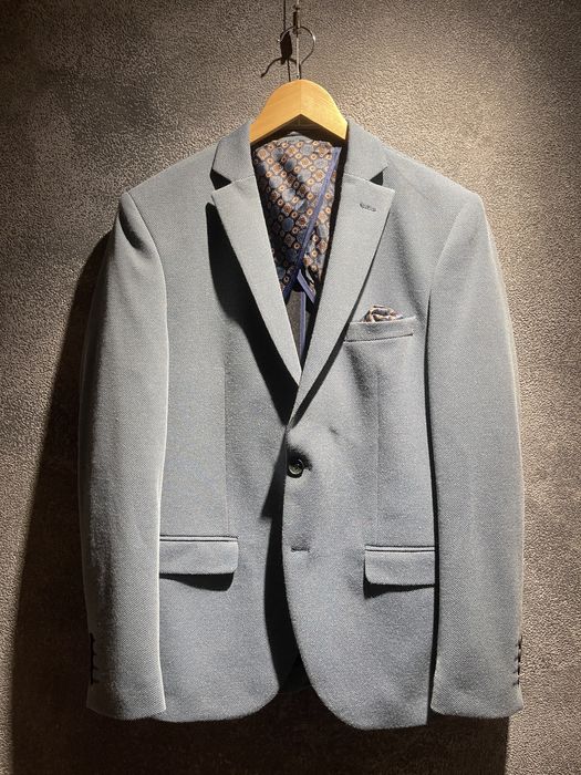 Мъжко спортно сако TEODOR – размер М/L 50 - синьозелено