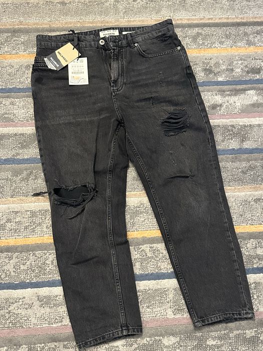 Vand blugi negri PULL&Bear model Boy friend 42 M-L