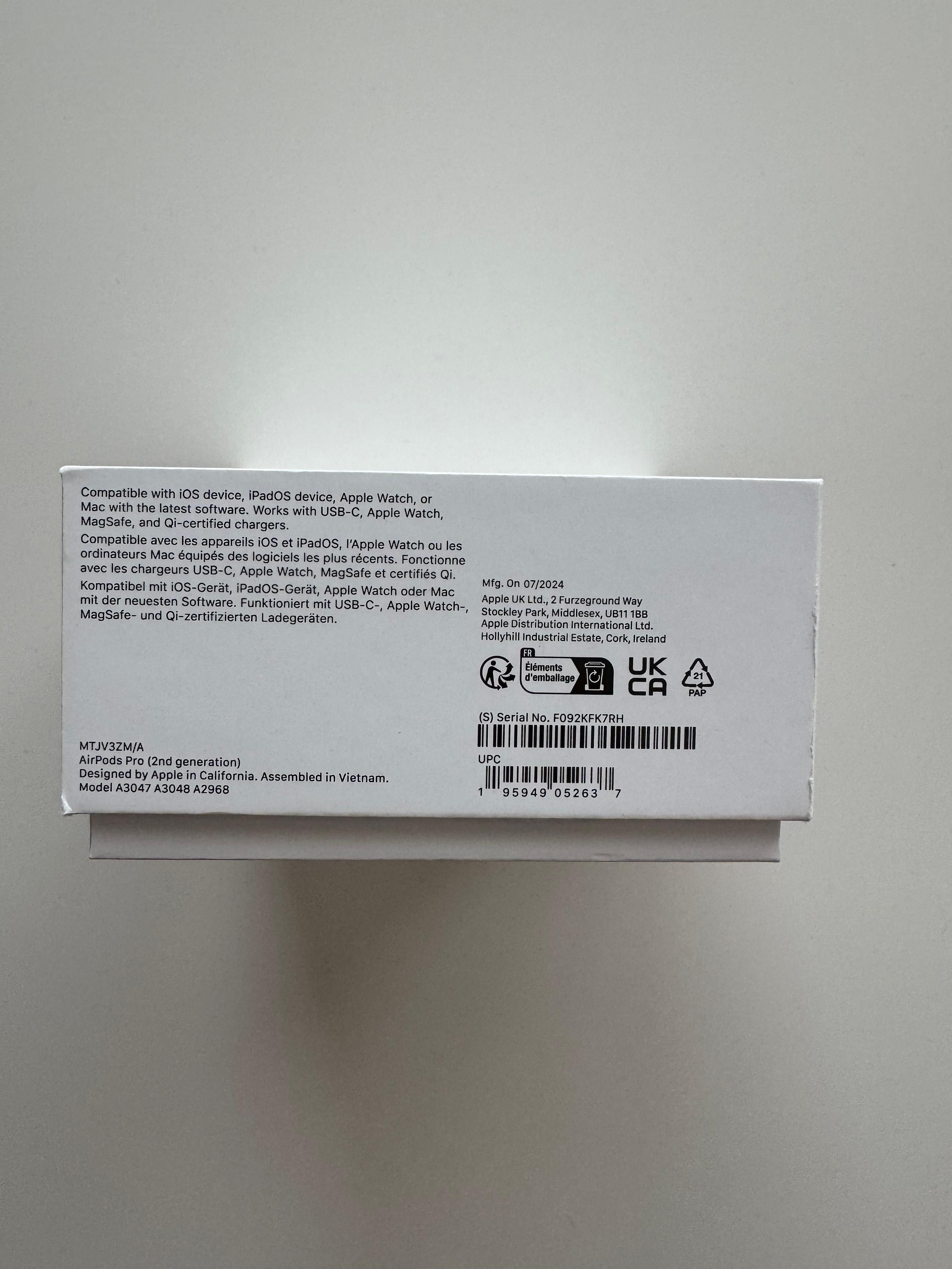 AirPods Pro (gen.2) cu carcasa de încarcare MagSafe (USB-C)