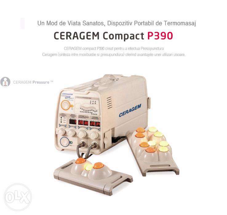 Ceragem compact GCM-P390 - termomasaj cu pietre de jad