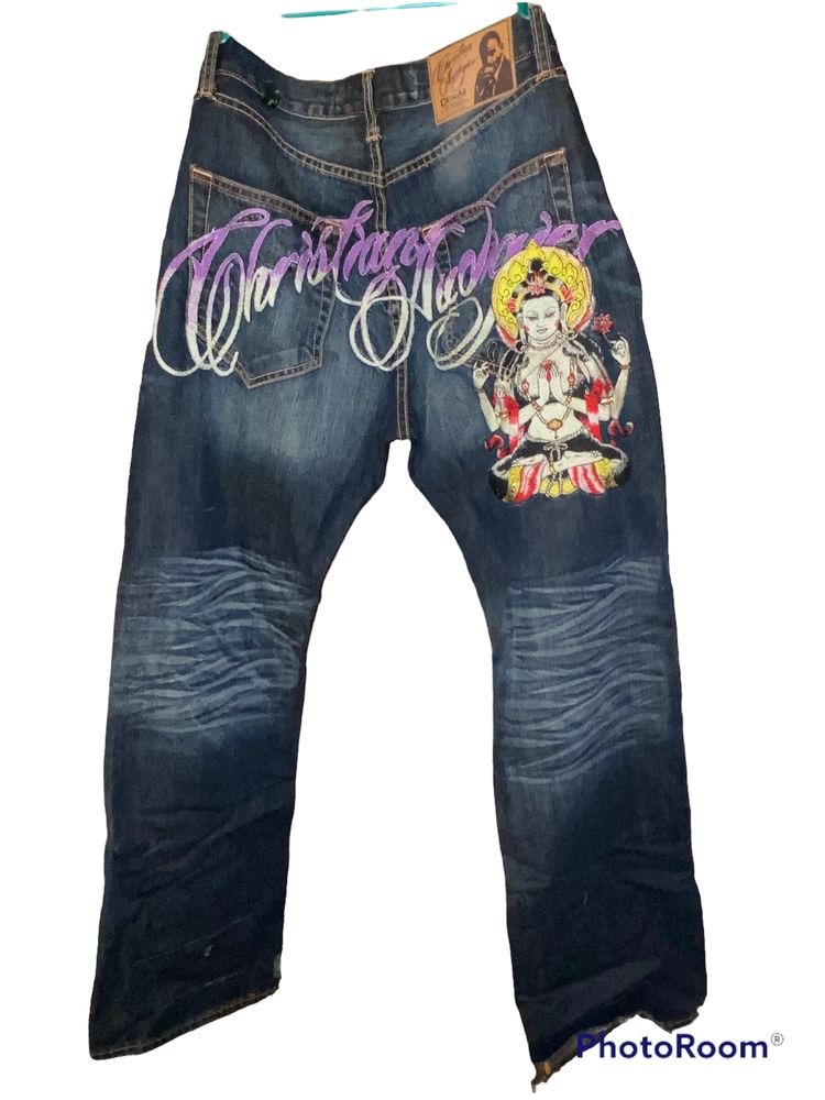 Blugi Christian Audigier, pentru barbati, marimea 31/32