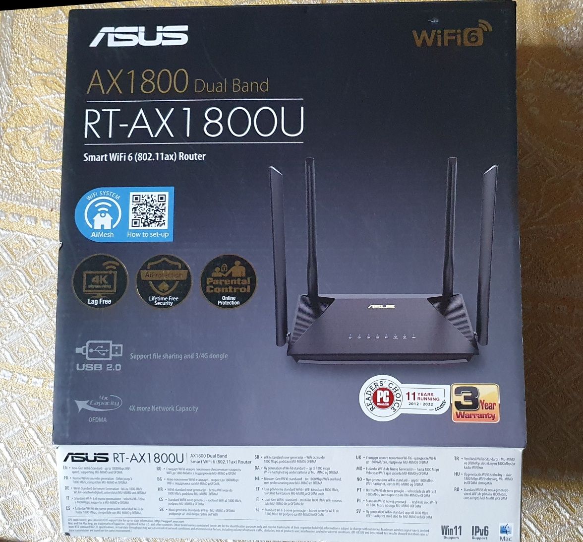 Продам роутер ASUS AX1800 Dual Band