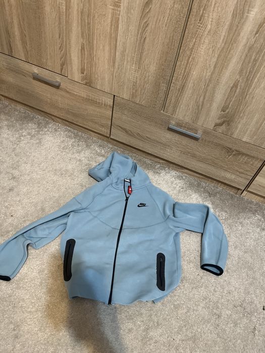 Bluza nike tech baby blue originala