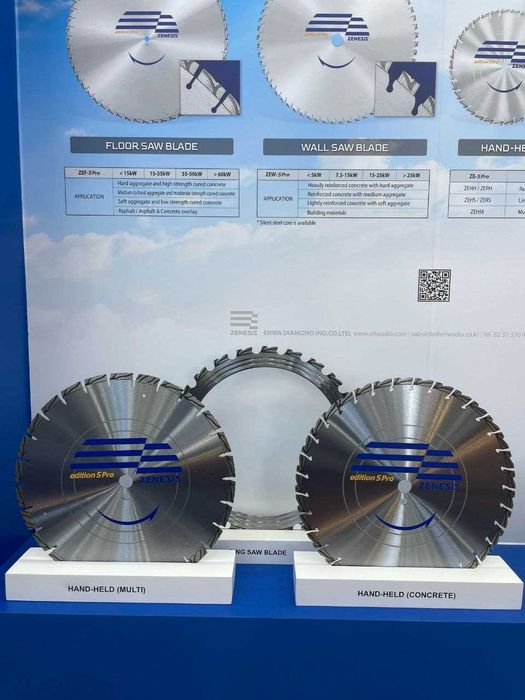 Компании EHWA (Южный. Корея) Алмазные диски  большой   в ассортименте.
