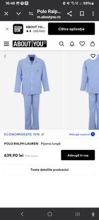 Pijama barbati POLO Ralph Lauren 100%bumbac