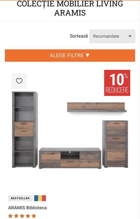 Mobila de living Mobexpert
