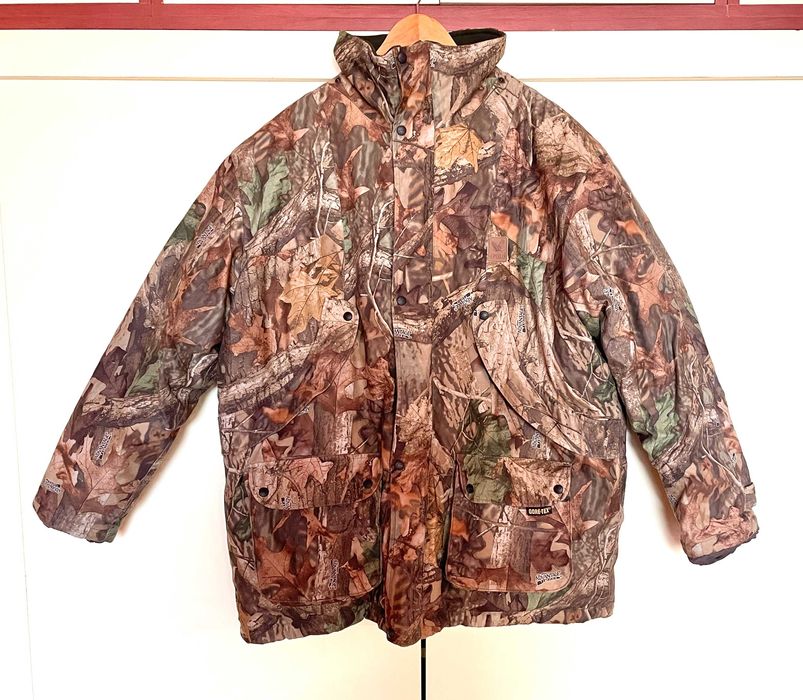 Costum Vanatoare-Pescuit de Iarna Apolo GoreTex Camuflaj Frunze Uscate