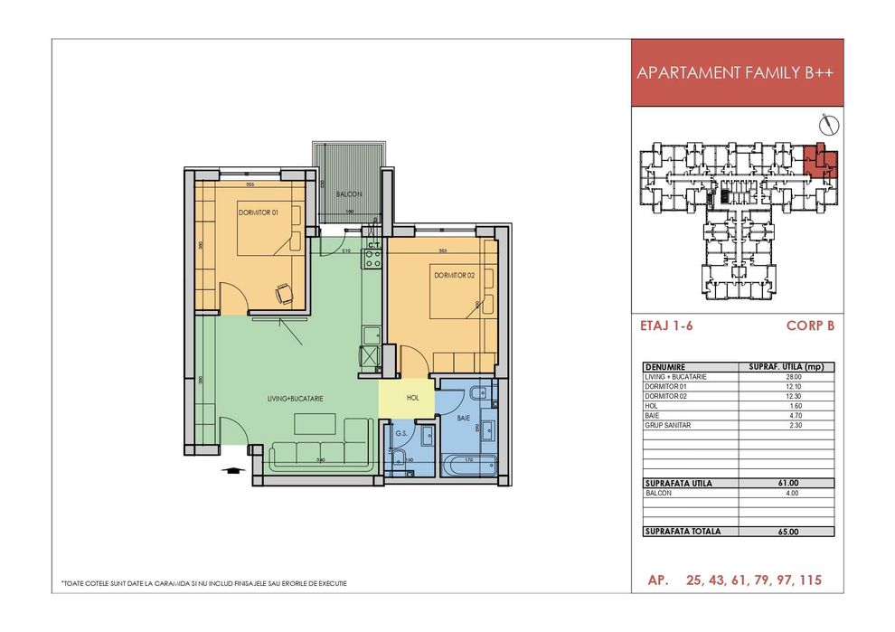 Apartament 3 cametre terasa 10 mp, M. Berceni 7 min, Apollo Residence
