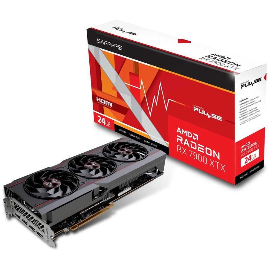 Placa video SAPPHIRE PULSE  Radeon RX 7900 XTX 24GB GDDR6 384bit