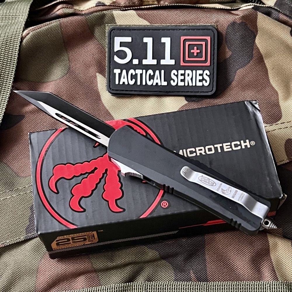 автоматичен нож мега здрав Tactical Microtech  за оцеляване самозащита