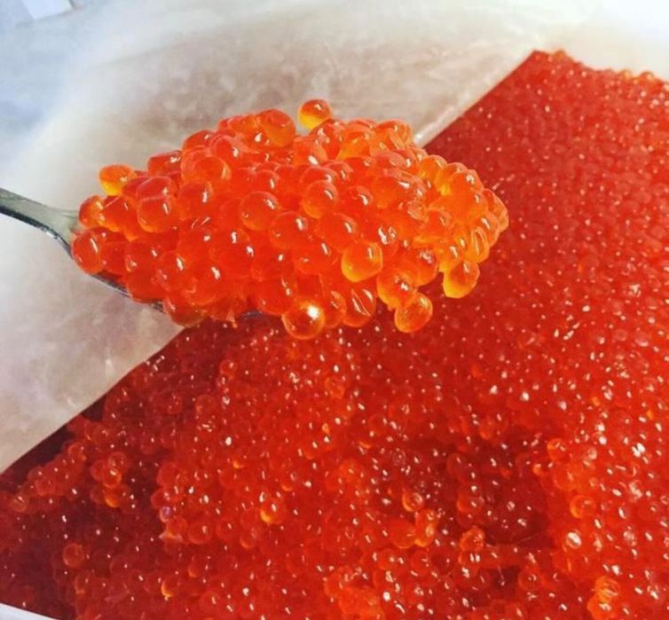 Black and red caviar. Premium!