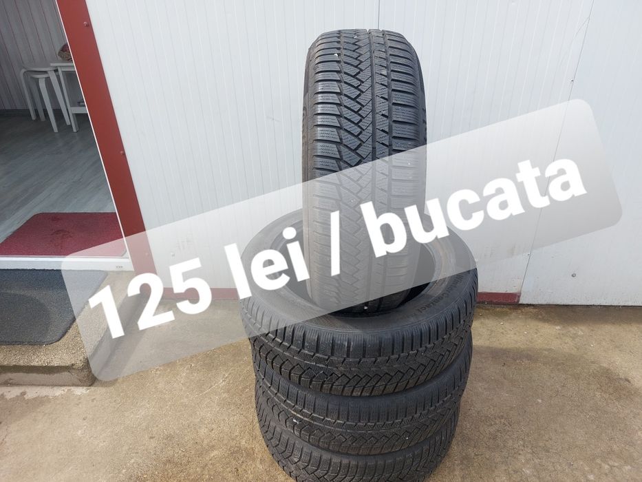 125 lei bucata! Set anvelope M+S/IARNA 225 55 18 Continental