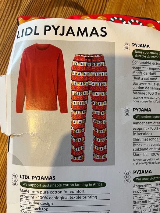 LIDL коледна мъжка пижама