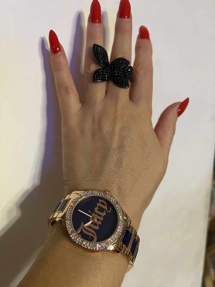 Оригинален  часовник с кристали Juicy Couture