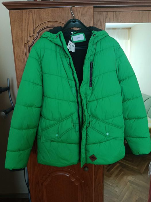 Зелено яке за момче Reserved 170cm