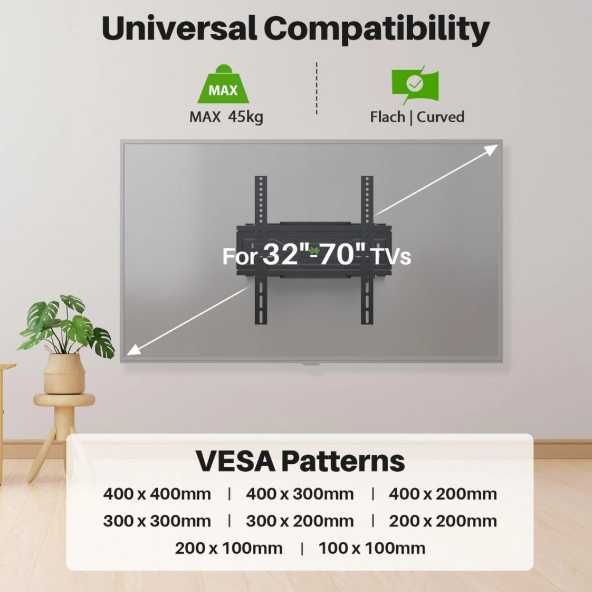 Suport TV de perete USX MOUNT