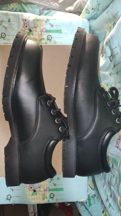 Здрави и удобни мъжки половинки от естествена кожа Skechers №46