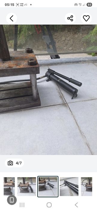 Гидравлический ,настольный, ручной ,мощный пресс