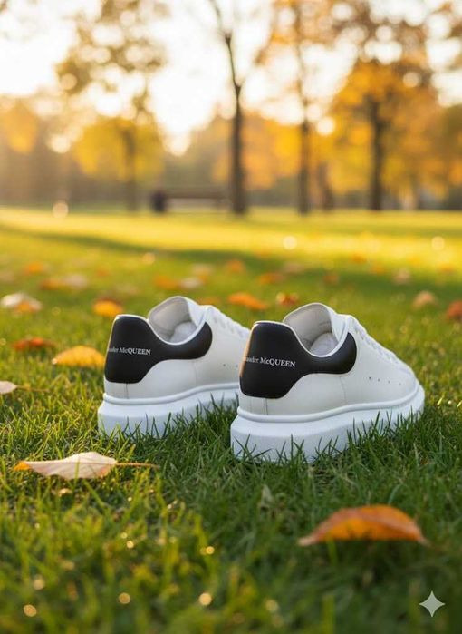 Adidasi Alexander Mc Q u e e n Alb - Adidasi Unisex