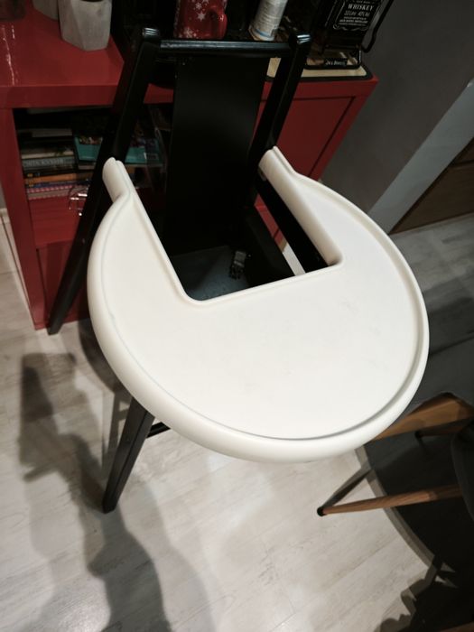 Детски стол за хранене BLAMES (IKEA) с табла и възглавичка