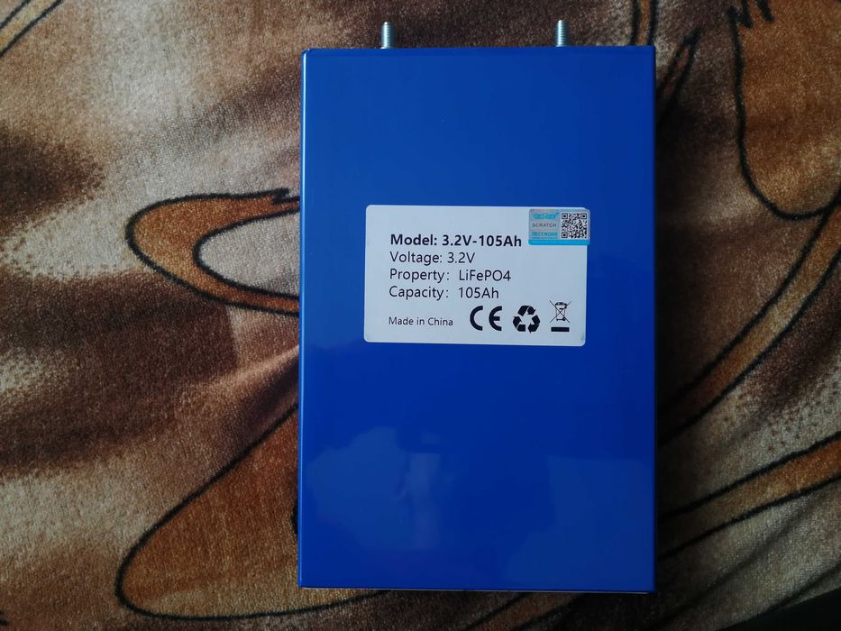Продавам нова 51,2V 5,37kWh LiFePo4 батерия