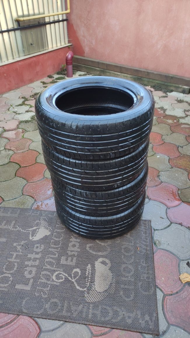 2 + 1 Anvelope vara Continental  205/55/R16/91V DOT 2015, stare buna