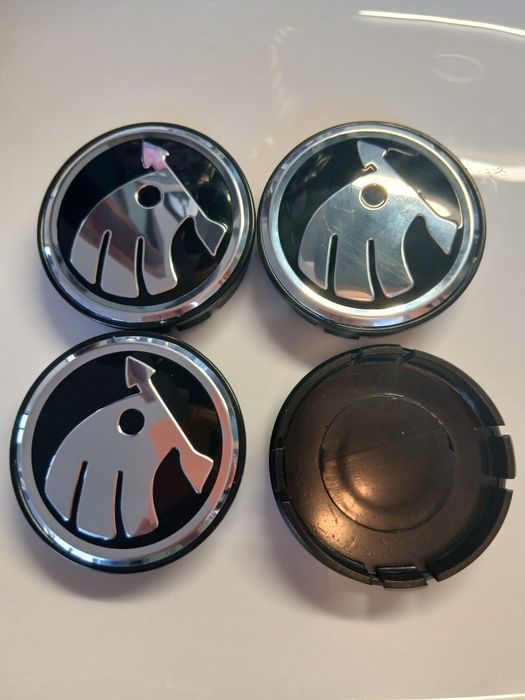 Капачки за джанти Шкода черни Skoda  55/60 декоративни тапи за джанти