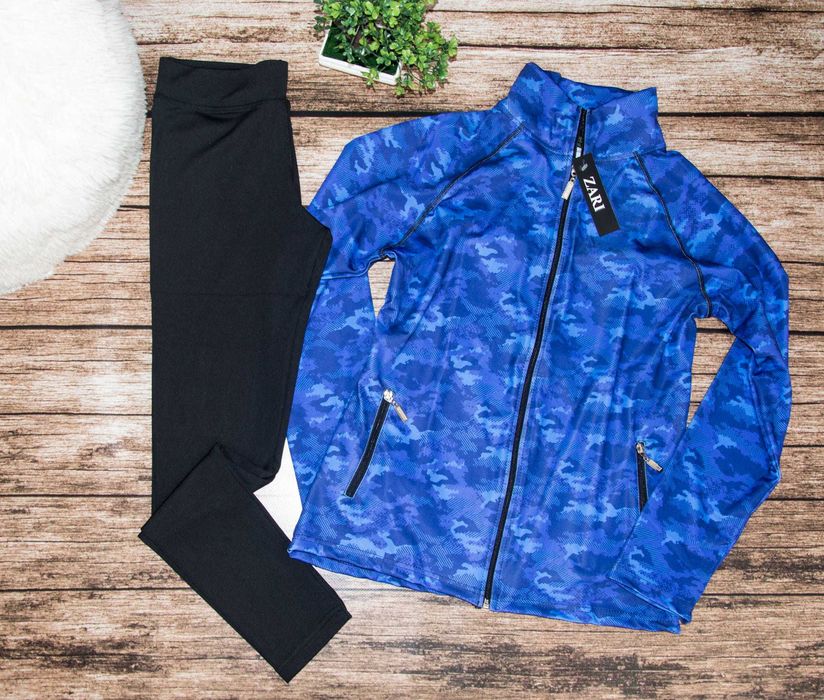 Дамски спортен екип с клин / полиестер и еластан