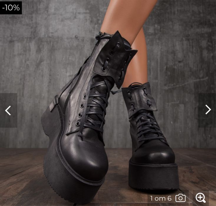 Дамски боти естествена кожа