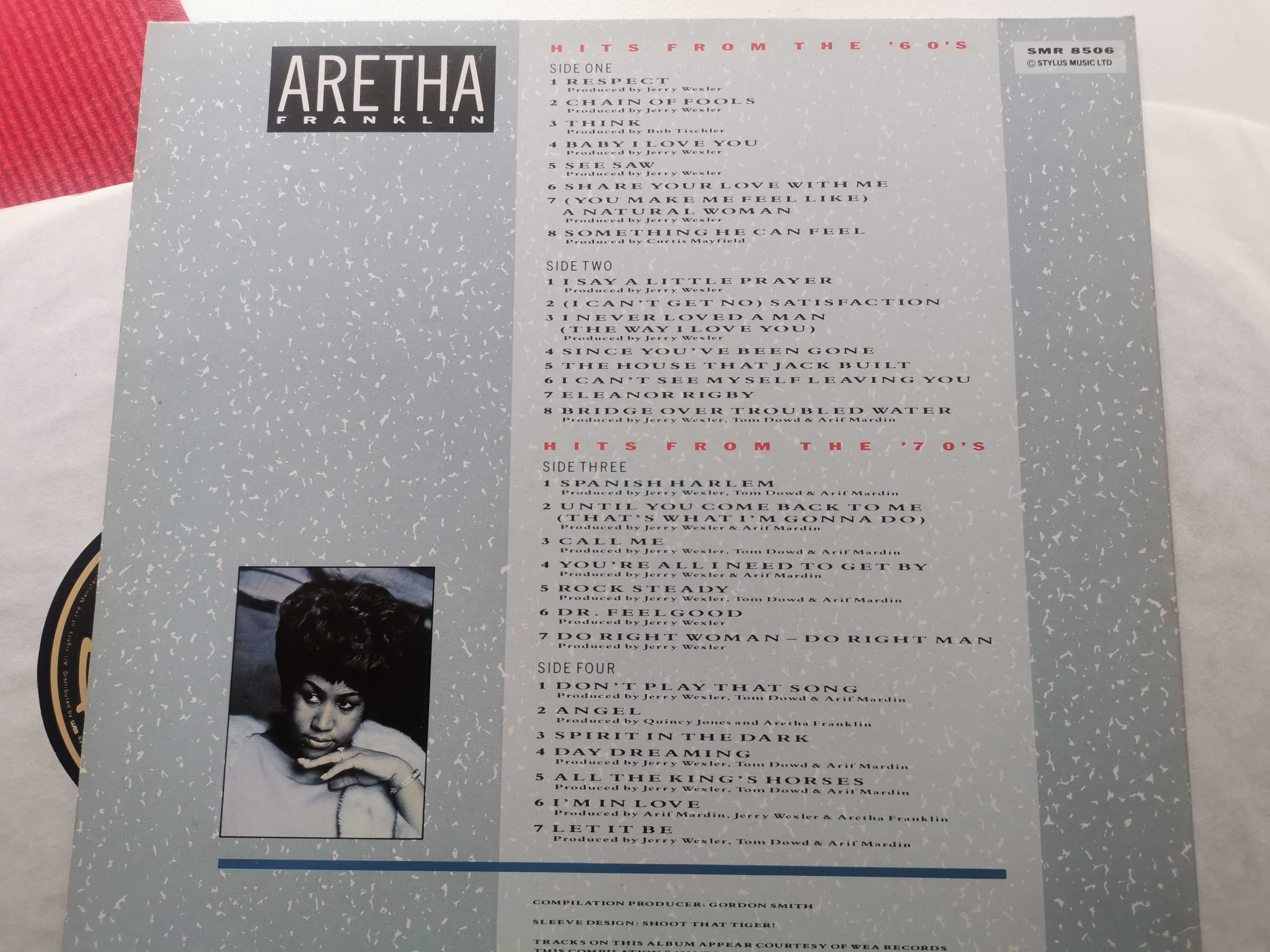 Aretha Franklin dublu disc vinil LP placa ca nou