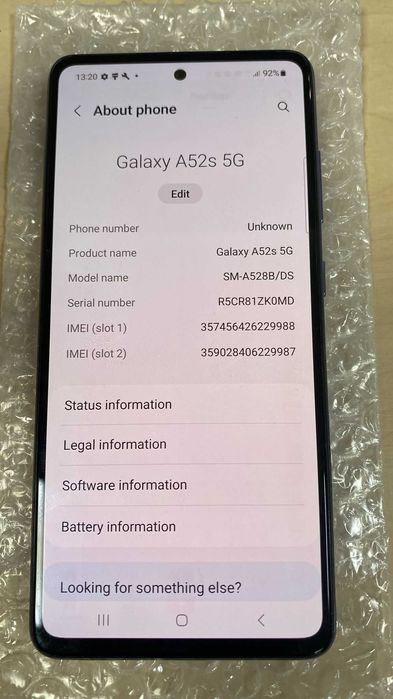 Samsung Galaxy A52S 5G 128GB Purple ID-wuy325