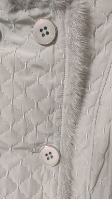 Полупальто с норковыми вставками. Размер 50.