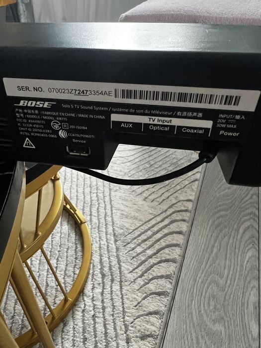 soundbar Bose Solo 5 cu telecomanda