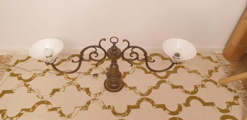 Accesoriu decorațiune lumina alama vintage colectie Olanda 1910