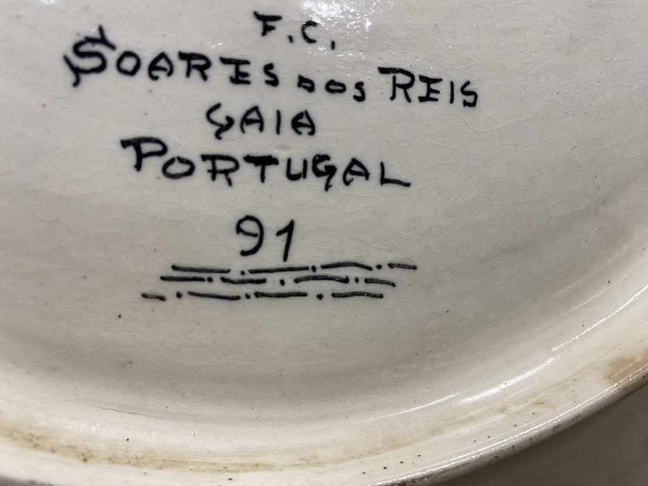 Старо италианско пано за стена от порцелан