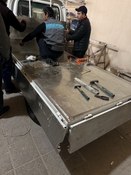Laboga tunuka bilan bortini qoplaymiz