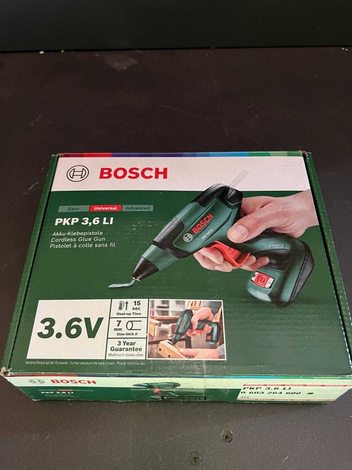 Pistol de lipit Bosch, PKP 3.6 LI, Verde/Rosu