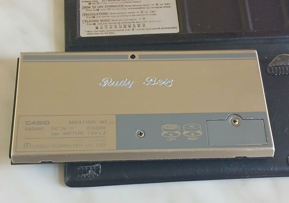Casio Melody 80, calculator, ceas, sintetizator, Made in Japan.