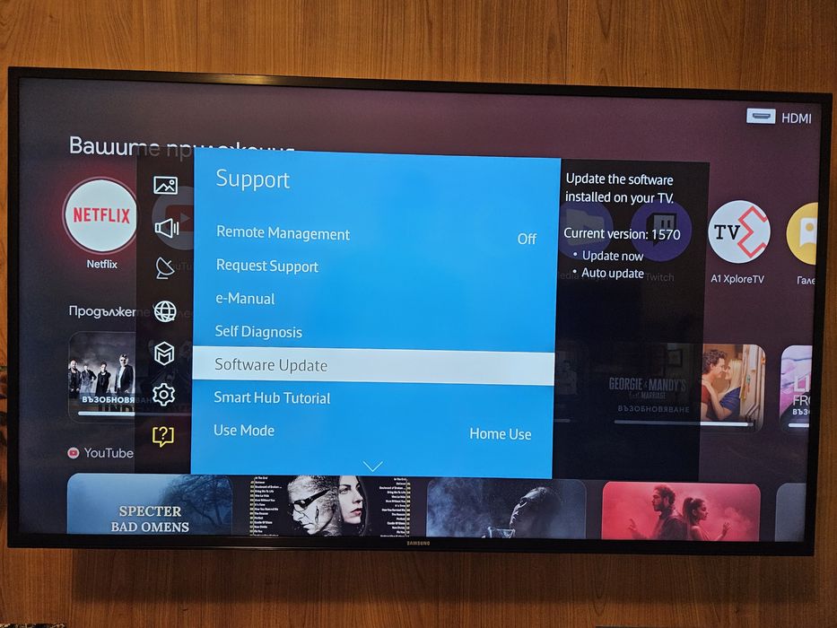 Телевизор Samsung LED 48" 48JU6000 + XIAOMI BOX 4K
