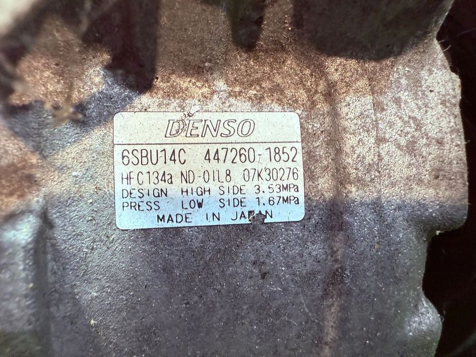 COMPRESOR AC BMW 1 E81 E82 E88 E87 / BMW 3 E90 E91 E93  / BMW 5 E60 / BMW X1 / COD OEM 447260-1852 6SBU14C