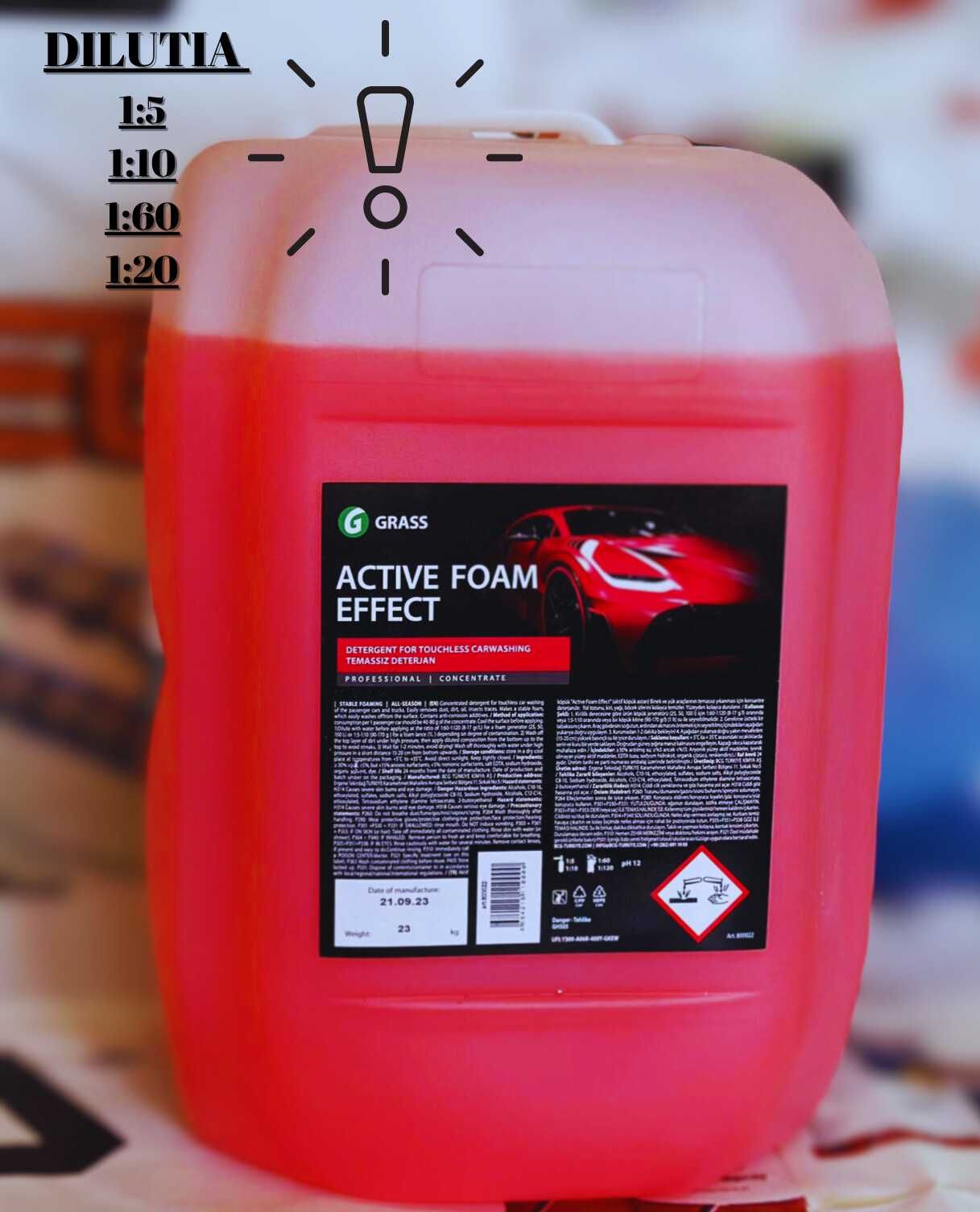 Spuma activa Bio fara Soda 24KG.Spuma activa import GEL-groasa